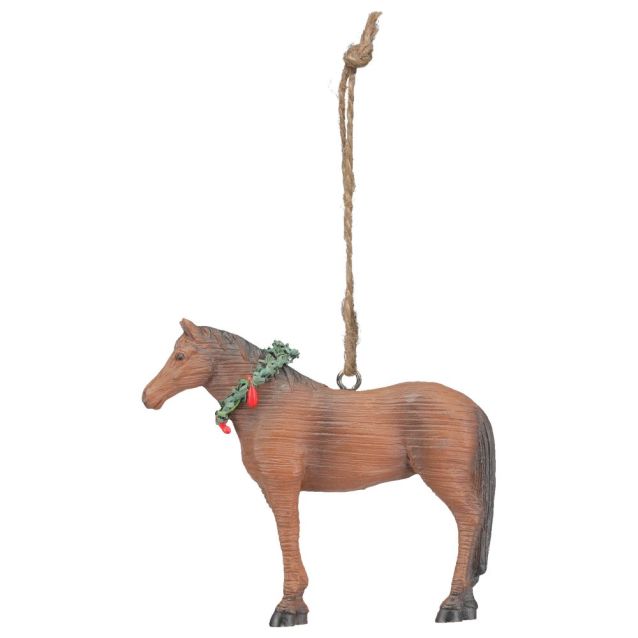Tough 1 Ornament Horse w/ Wreath