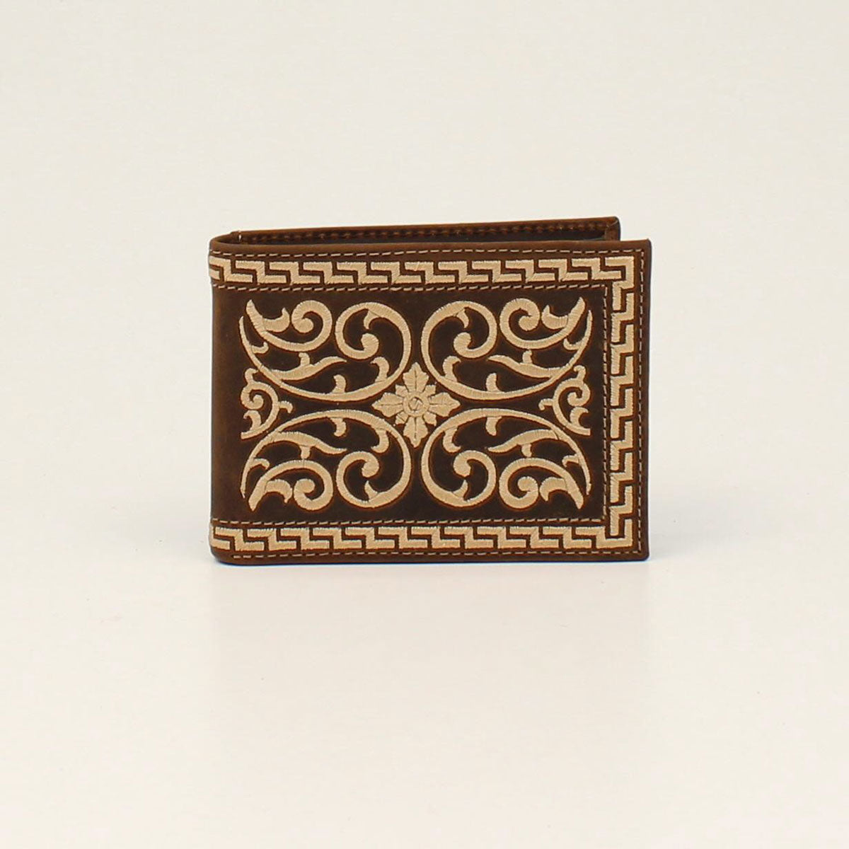 Nocona Cream Embroidery Bifold Wallet