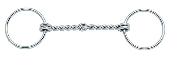 Weaver Stainless Steel Twisted Wire Snaffle