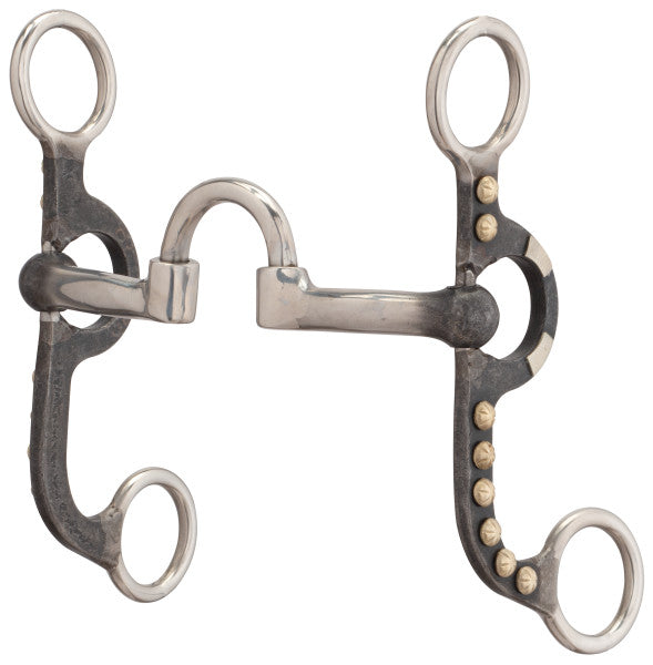 Weaver Correction Mouth, Buffed Black 4-5/8" Pony Bit