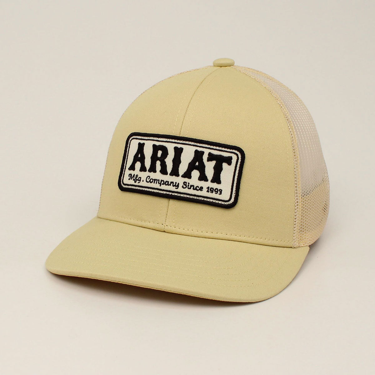 Ariat Snap back Rectangle Patch Light Yellow