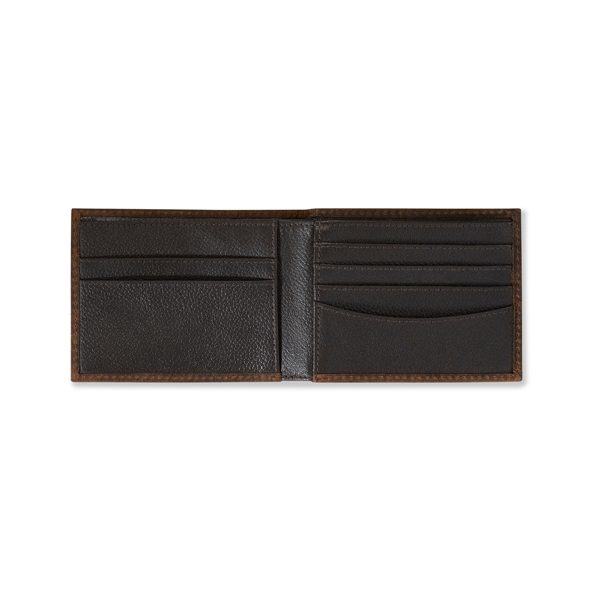 Ariat Bull Hide Brown Bifold Wallet