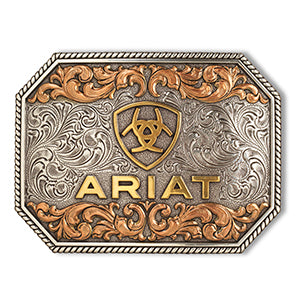 Ariat Rose Gold Floral Buckle