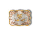 Ariat Rectangle Scalloped Rope Edge