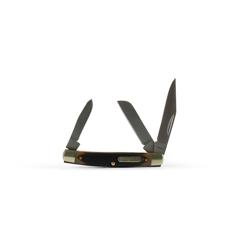 Ariat 3 3/8" Stockman Knife Brown