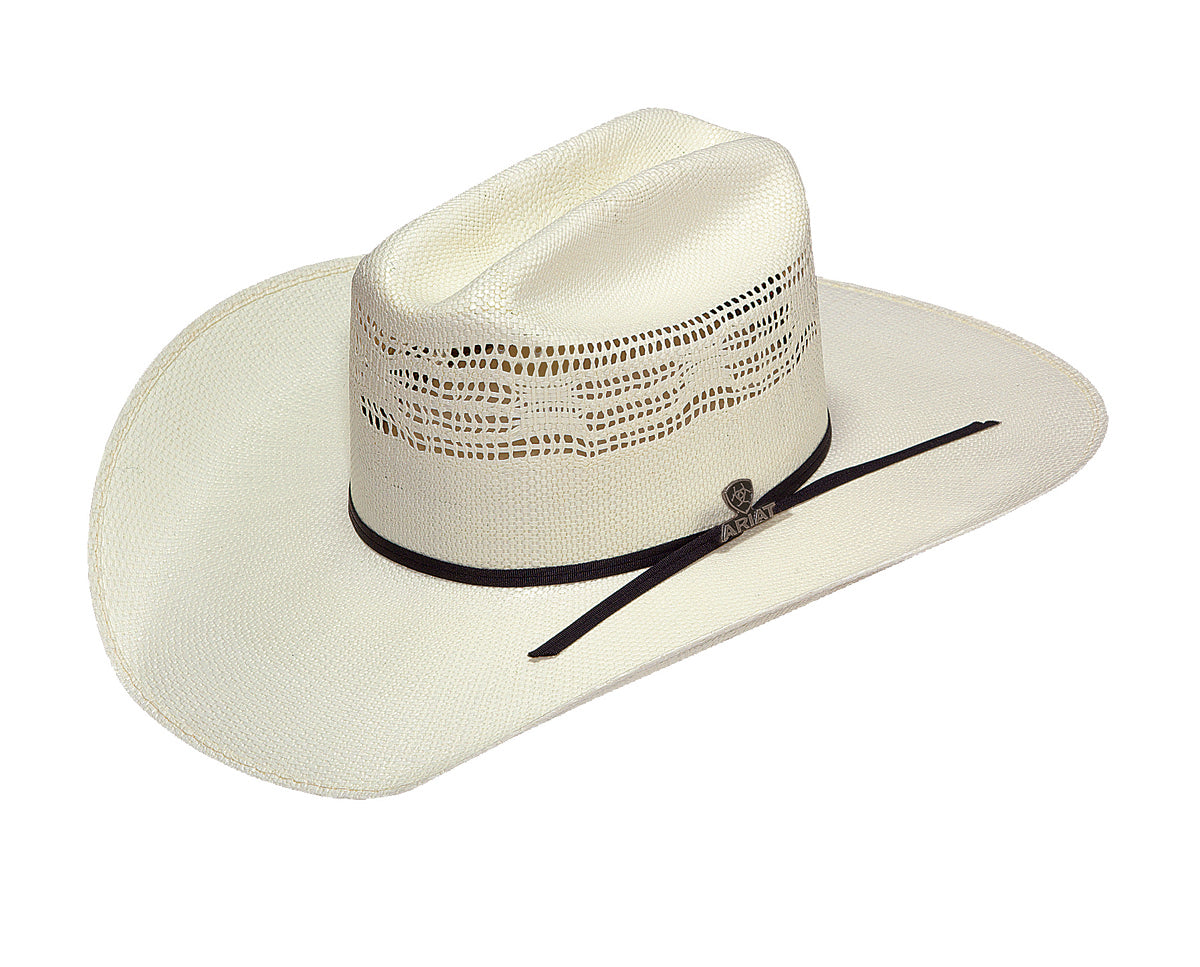 Ariat White Bangora Straw Hat