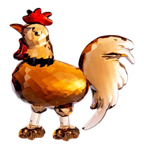 Ganz Crystal Expressions Rooster Figurine