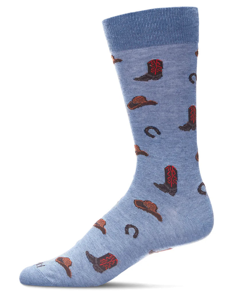 MeMoi Cowboy Bamboo Men's Denim Heather