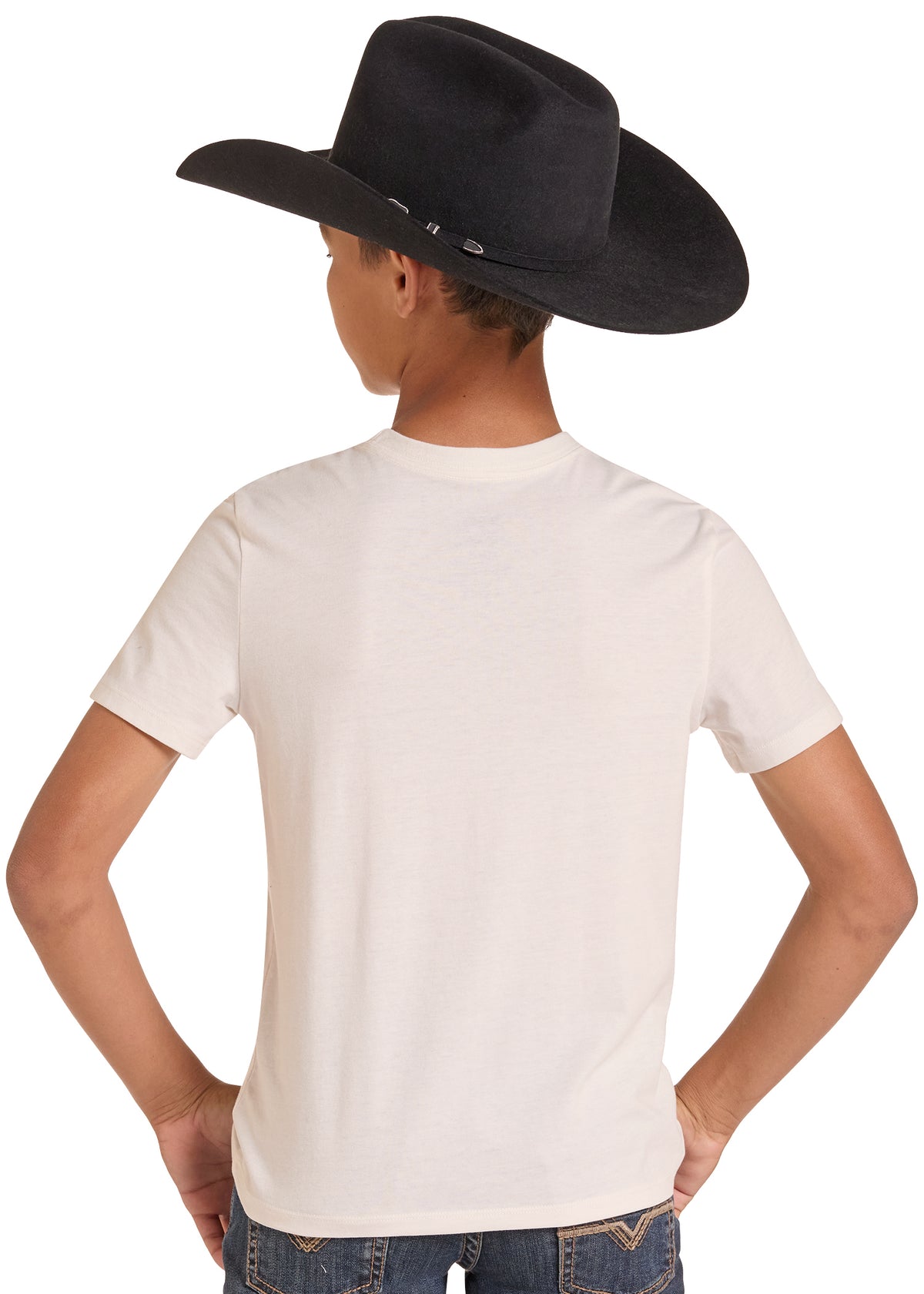 Rock & Roll Radiator Ranch Bronc T-Shirt Natural