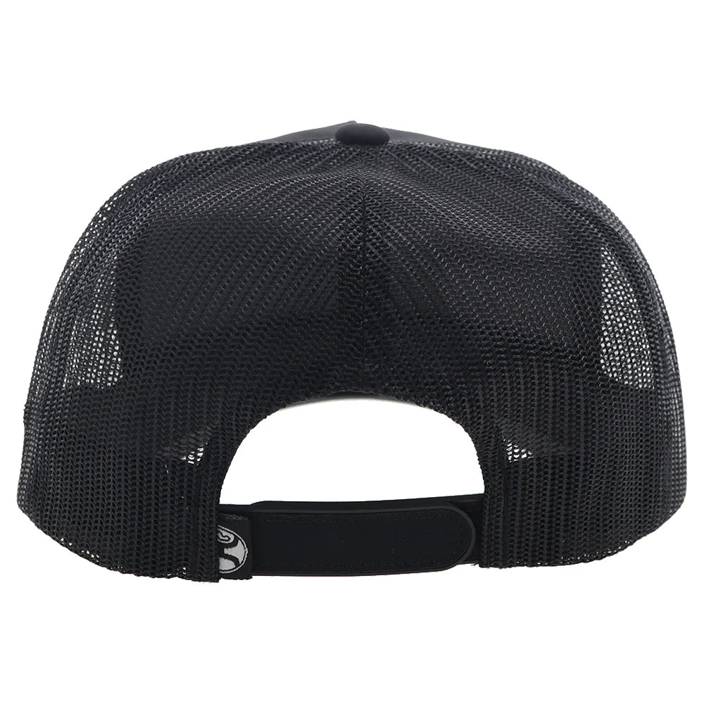 Hooey Bad Company 5 Panel Trucker Snapback Hat Black/Green