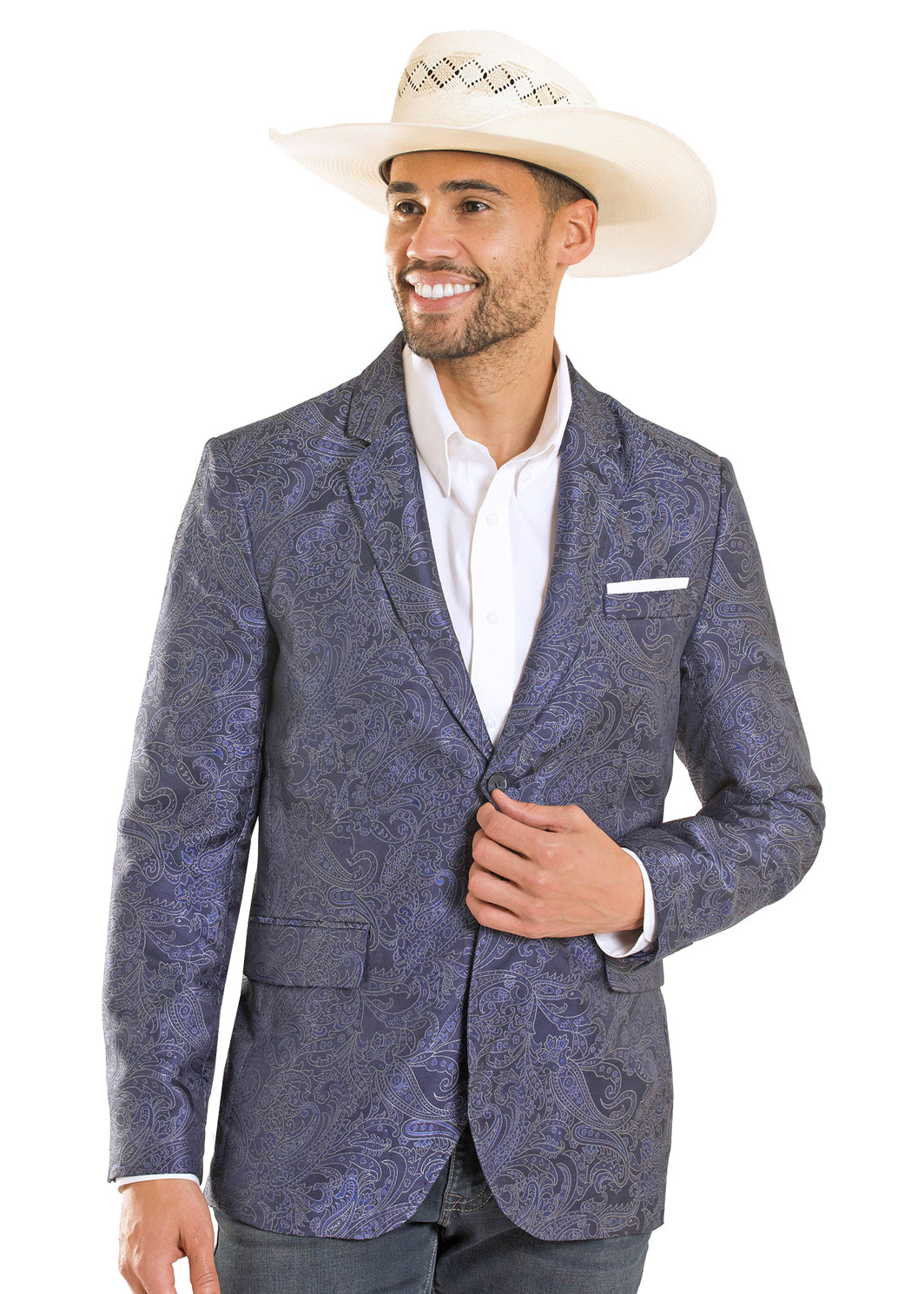 Rock & Roll Navy Paisley Sports Coat