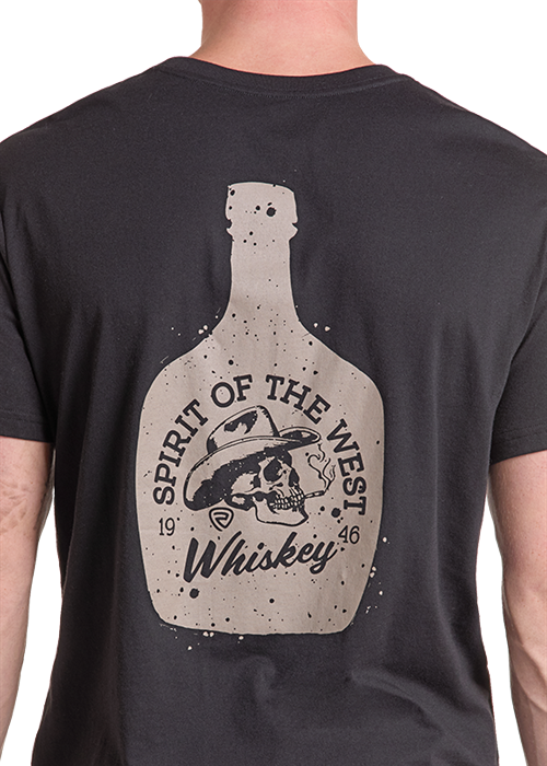 Rock & Roll Whiskey Graphic Tee Black