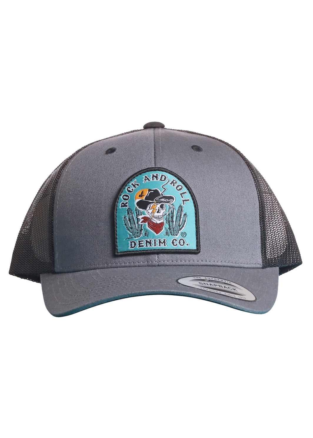 Rock & Roll Rodeo Time Hat Charcoal