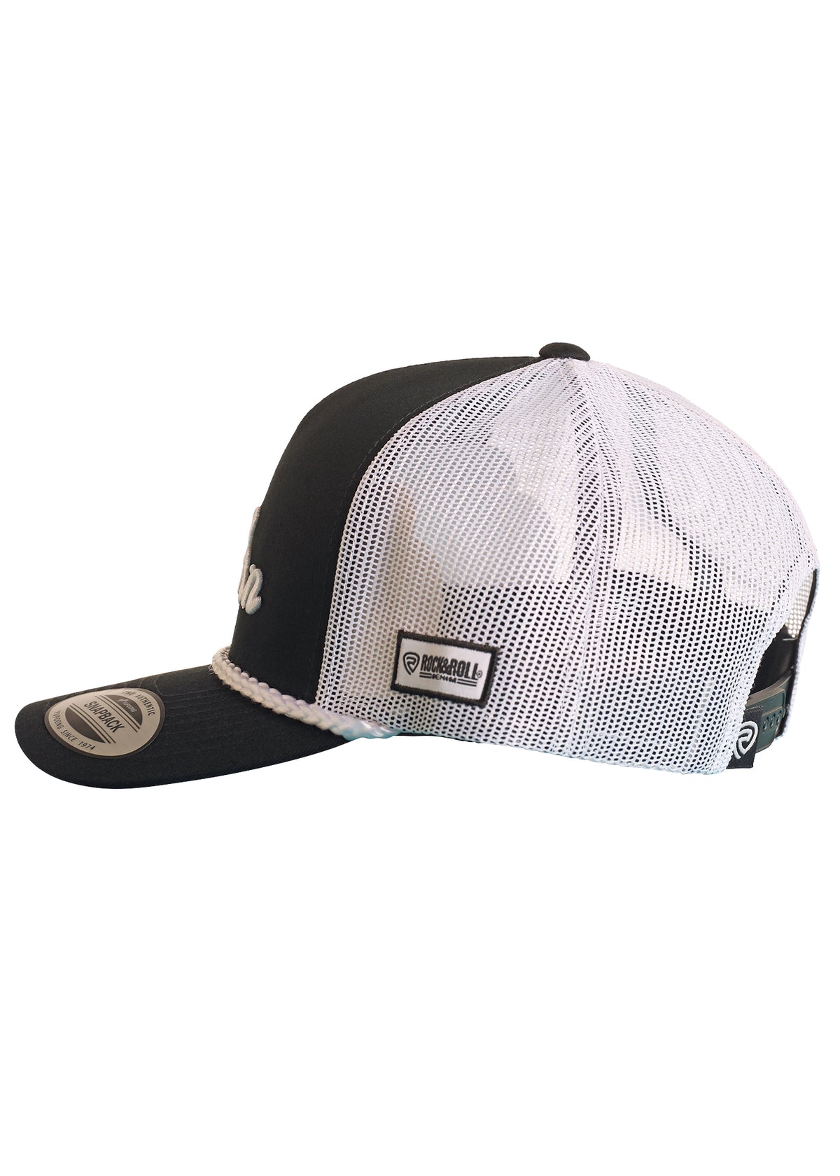 Rock & Roll Western Cap Black & White