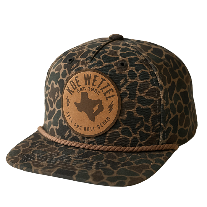Rock & Roll Logo Koe Wetzel Camo Hat