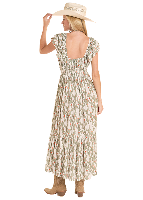 Rock & Roll Cactus Print Dress