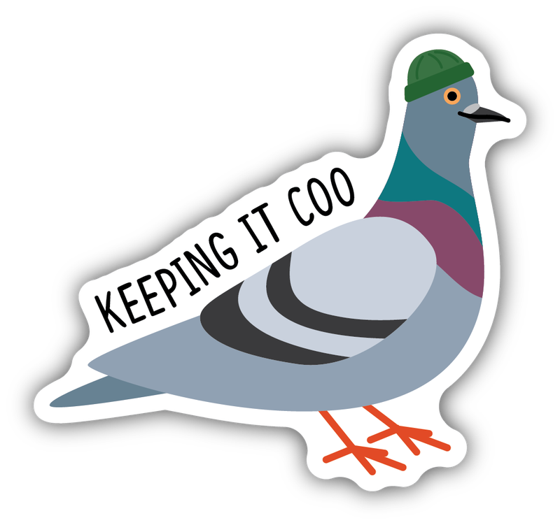 Stickers Northwest Keeping It Coo Pigeon Beanie