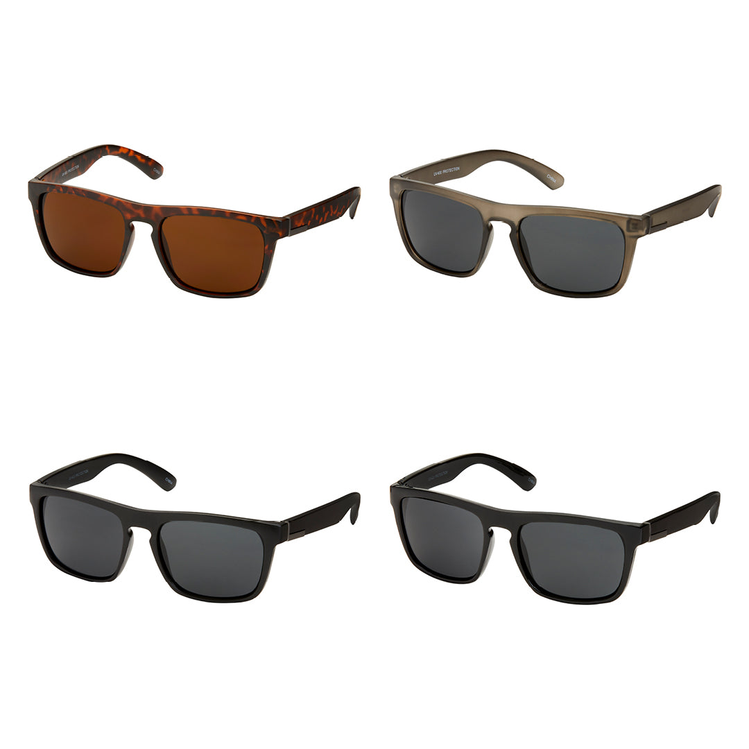 Blue Gem Onyx and Tort Wrap Sunglasses