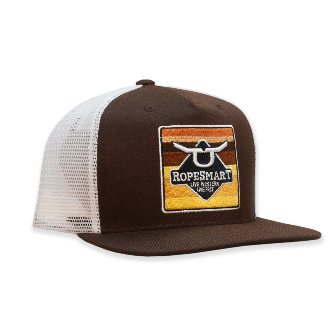 Rope Smart Sarape Brown/White Hat