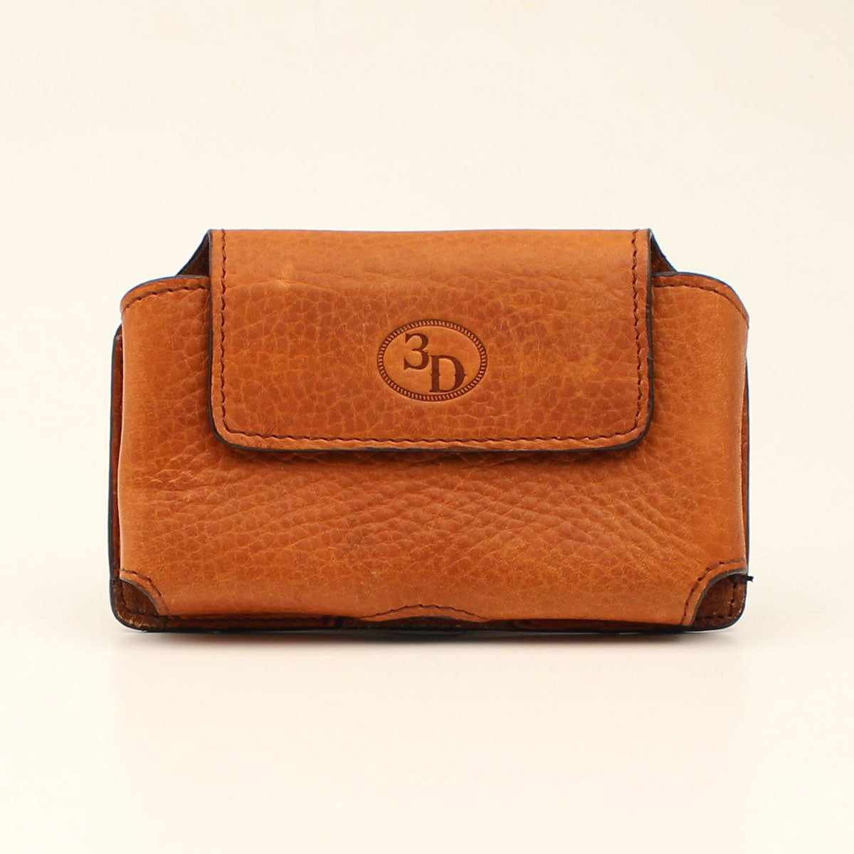 3D Brown Leather Phone Holster