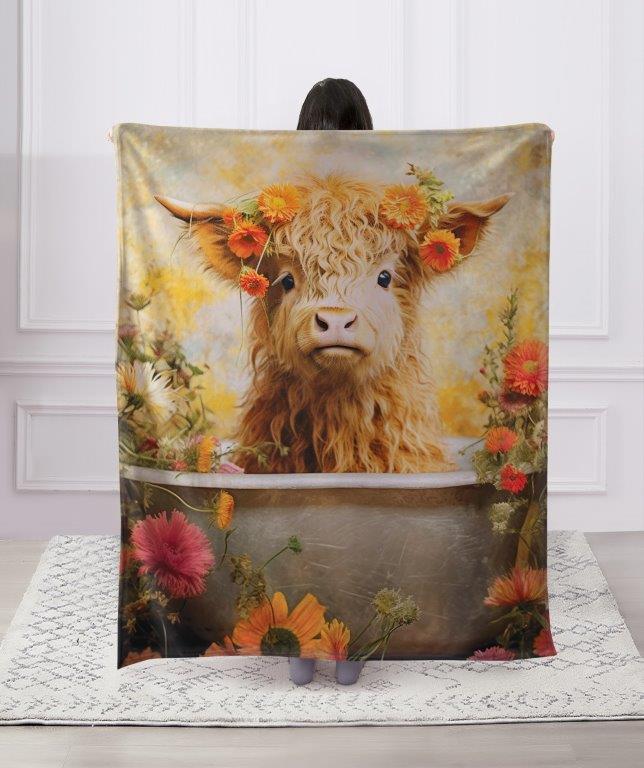 Duke Imports Highland Calf Throw