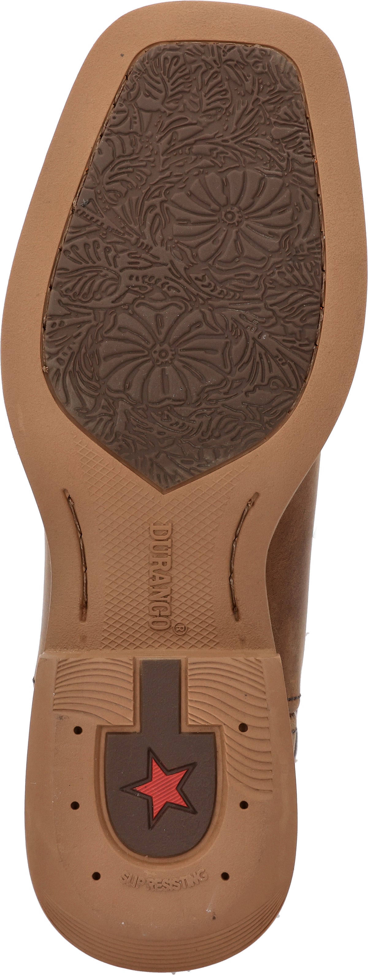 Durango Shyloh 10" Square Toe Mocha/Jade Green