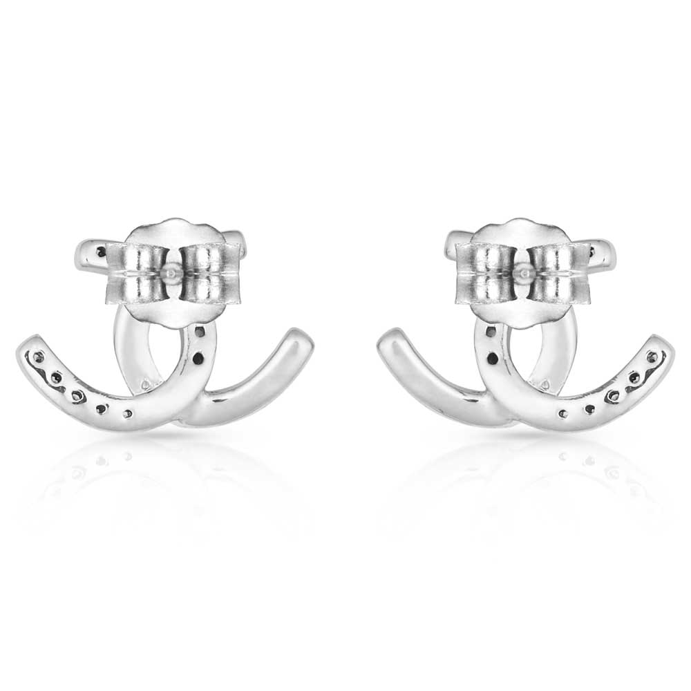 Montana Horseshoe Happiness Post Earrings