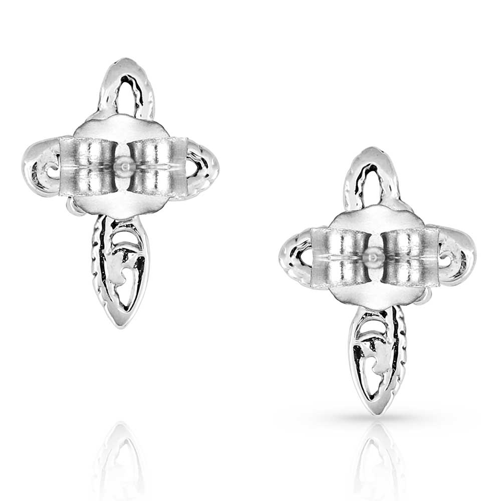 Montana Hold Steady Faith Cross Earrings