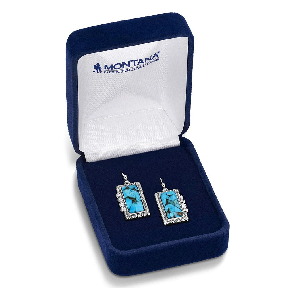 Montana Summer Rain Turquoise Earrings