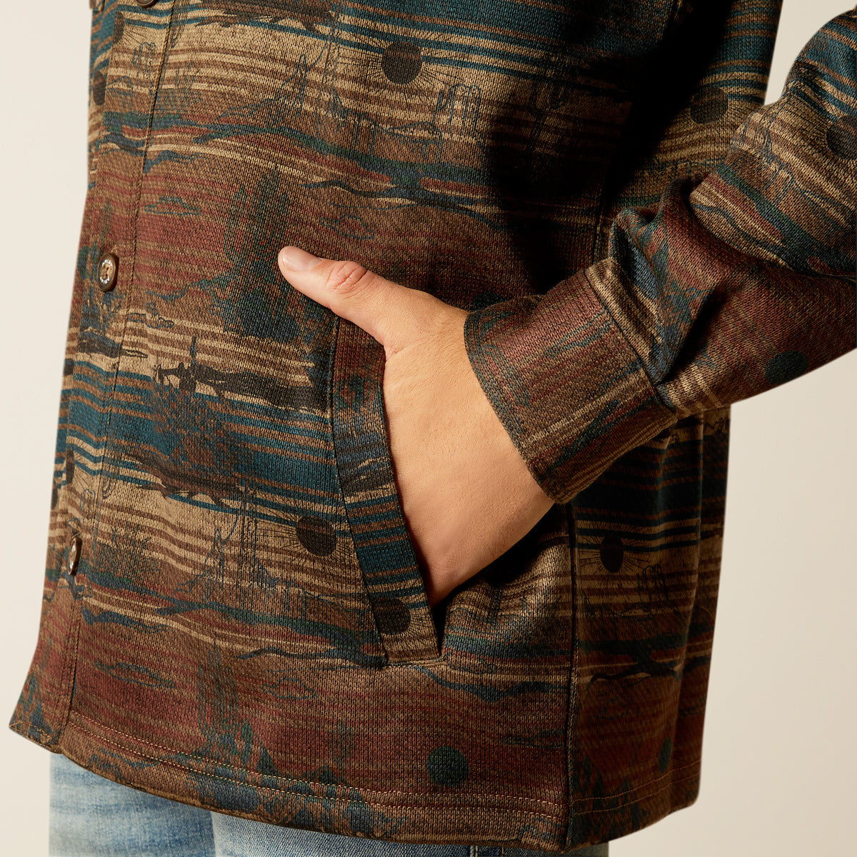 Ariat Cadwell Printed Shirt Jacket