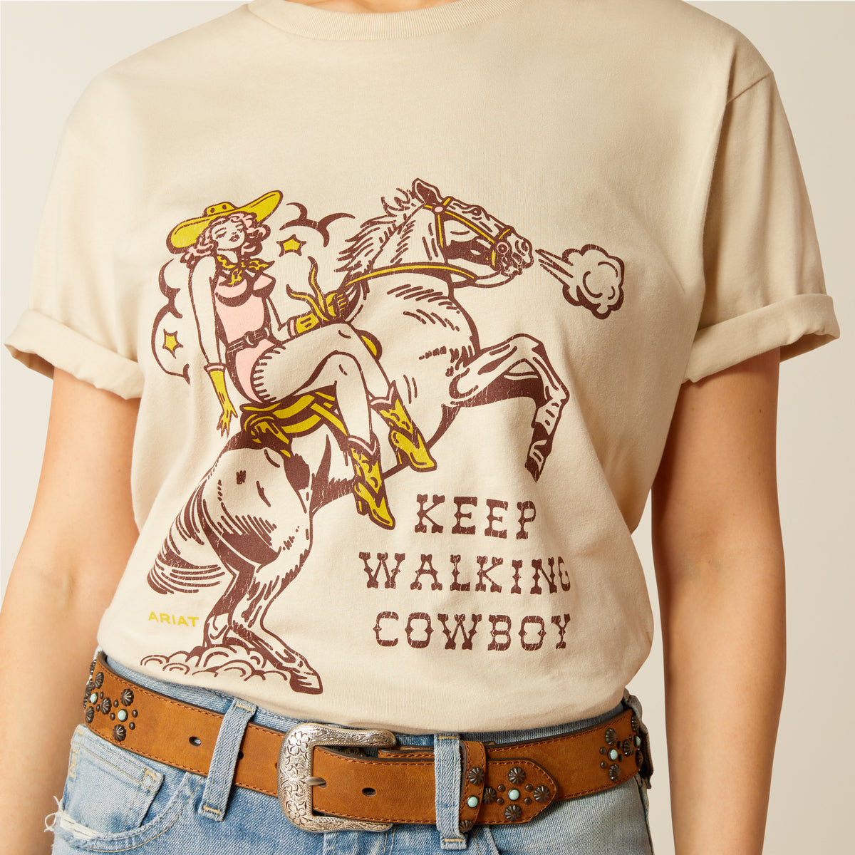 Ariat Keep Walkin' Cowboy Tee
