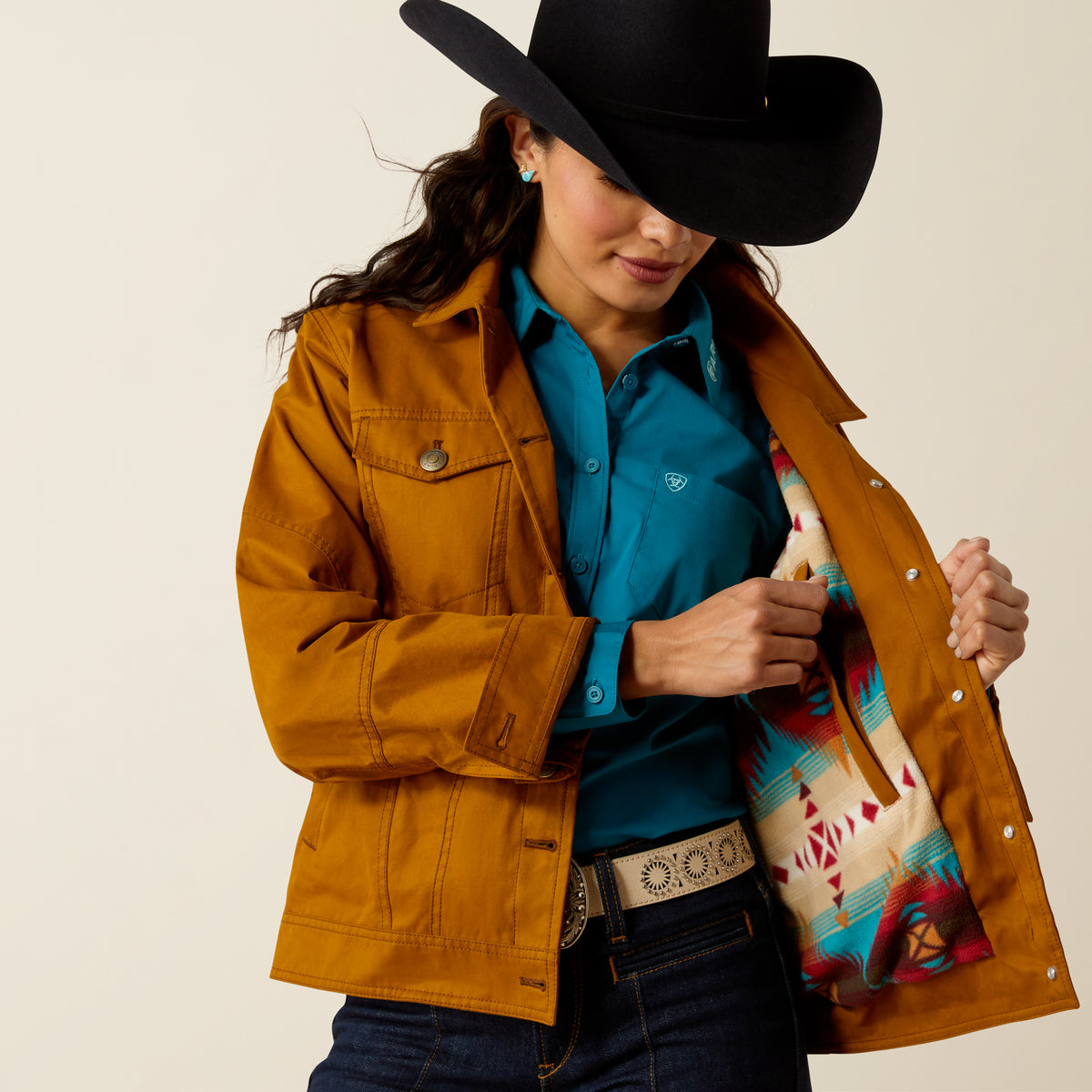 Ariat Grizzly Rancher Jacket Chestnut Horse