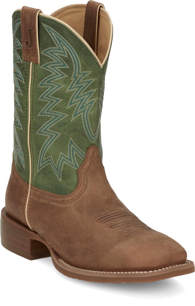 Justin Big Bucks Green/Brown