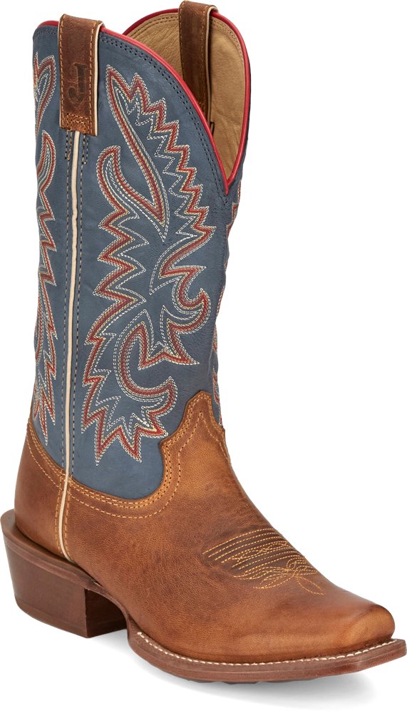 Justin Show Off Royal Blue / Brown
