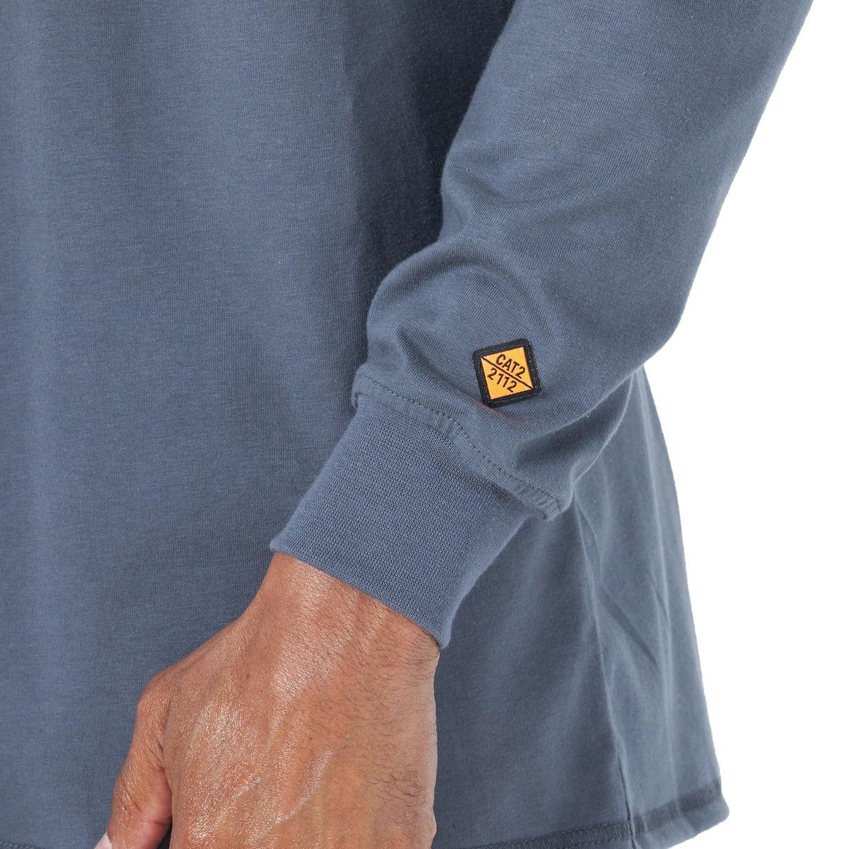 Wrangler FR Long Sleeve Henley Castle Rock