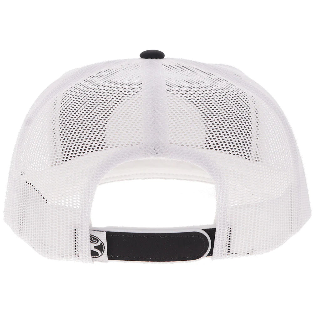 Hooey Gruene Hall Hat Black/White with Multi Color Serape Patch