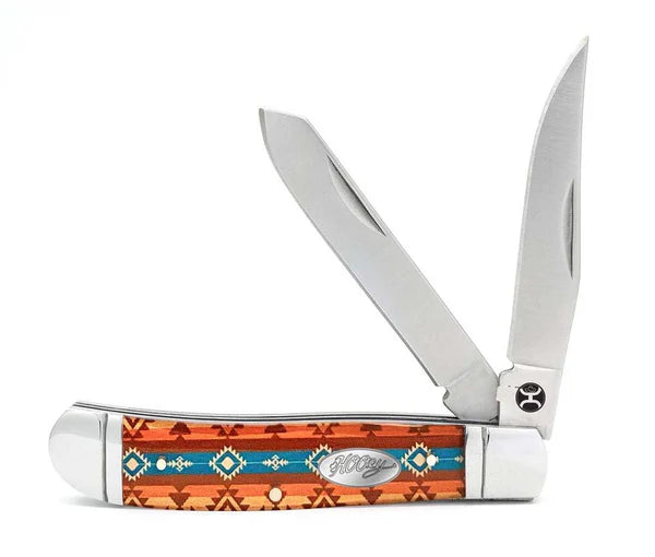 Hooey Brown/Turquoise Aztec Knife