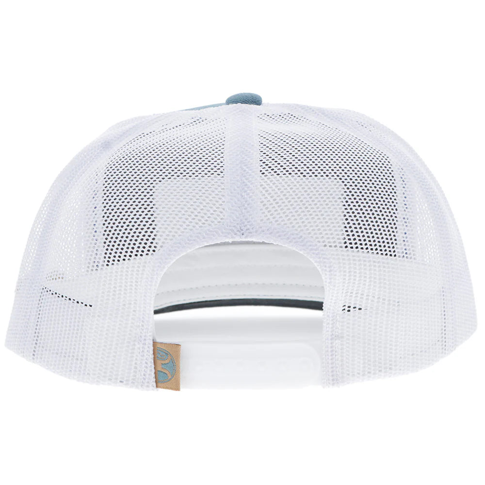 Hooey Cactus Ropes Hat Teal/White w/ Rectangle Patch