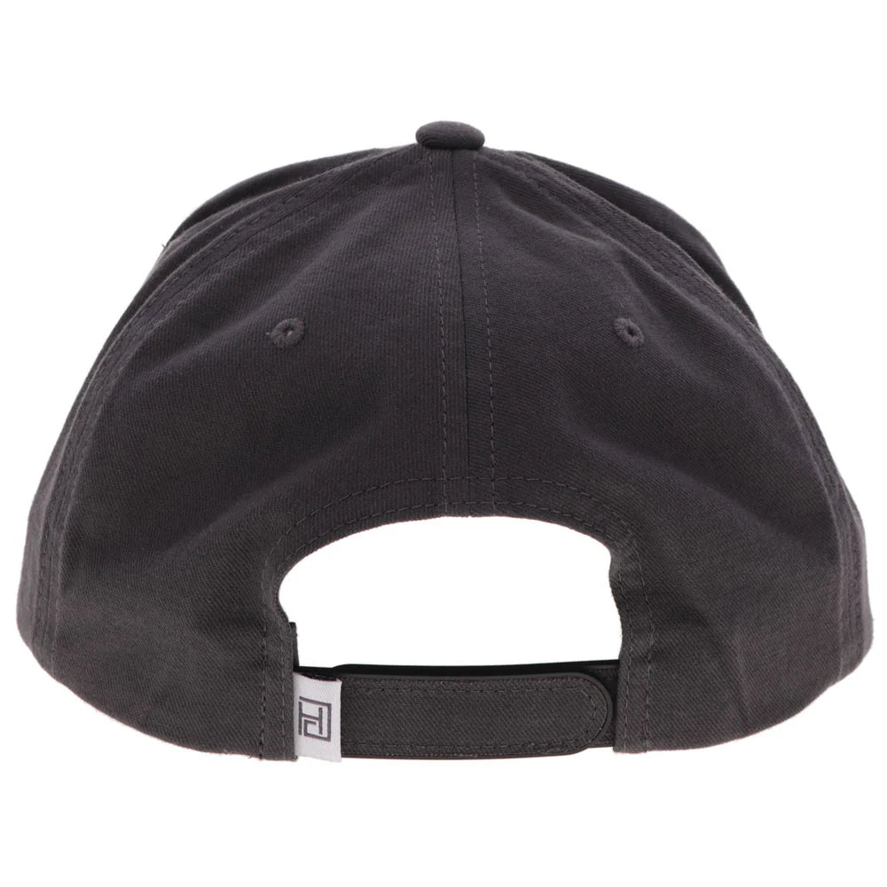 Hooey Western Swing Hat Grey with White Embroidery Logo