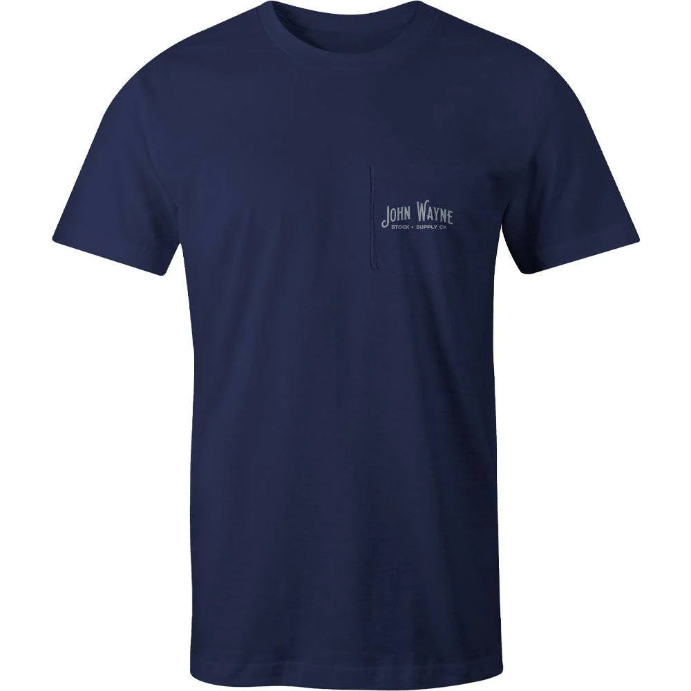 Hooey John Wayne Cattle Co Tee Navy