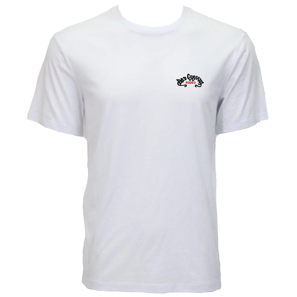 Hooey Youth Bad Company T-shirt White with Multi-Color Party Animal Logo