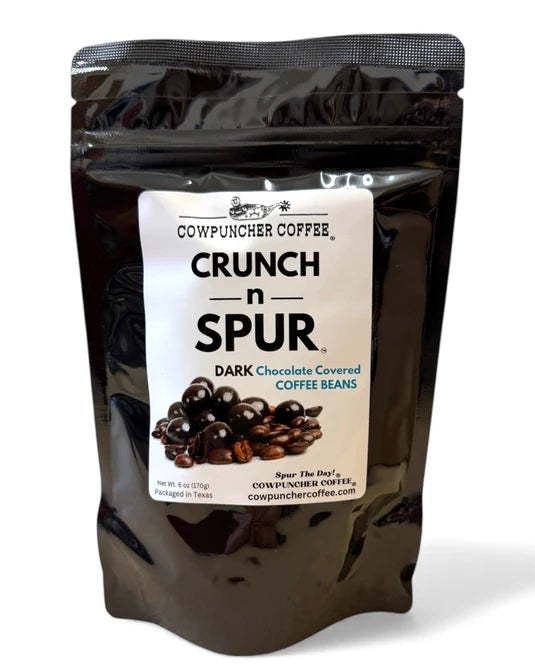 Cowpuncher Coffee Crunch-N-Spur Chocolate Covered Coffee Beans