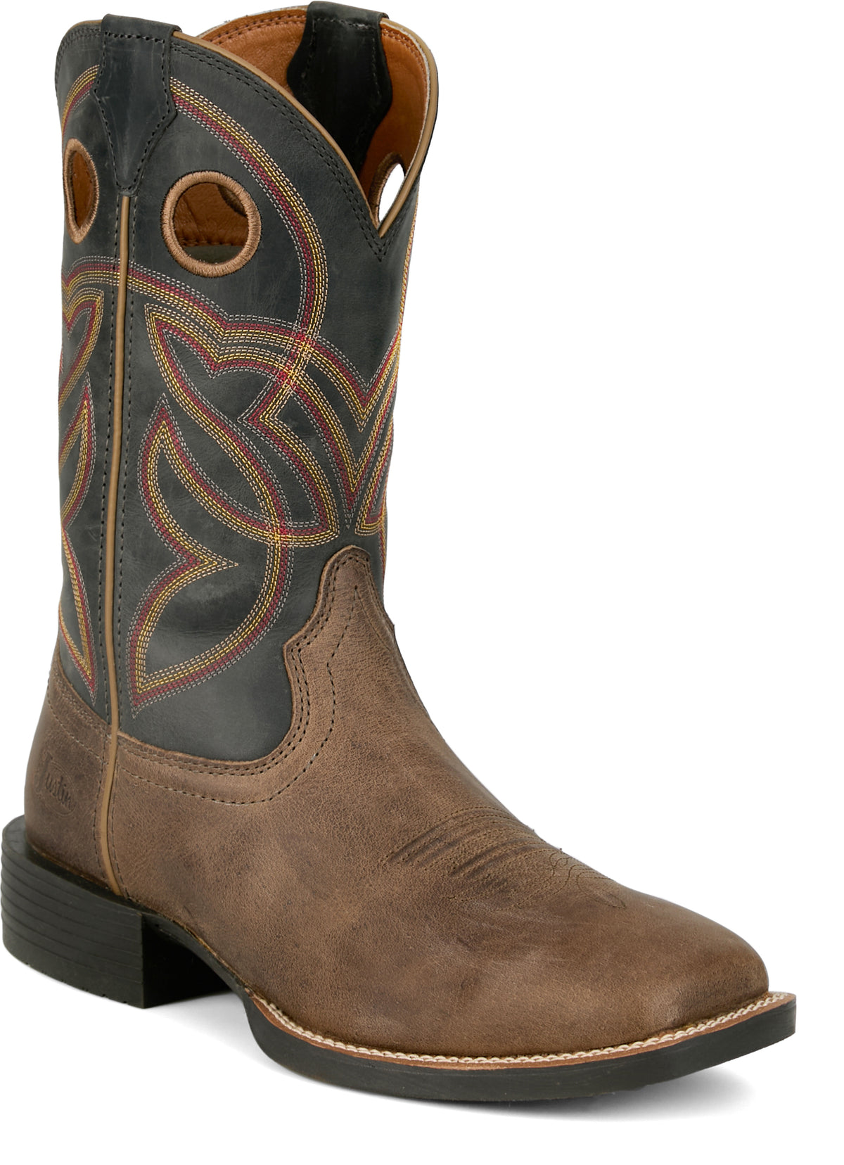 Justin Lubbock Distressed Brown Water Buffalo