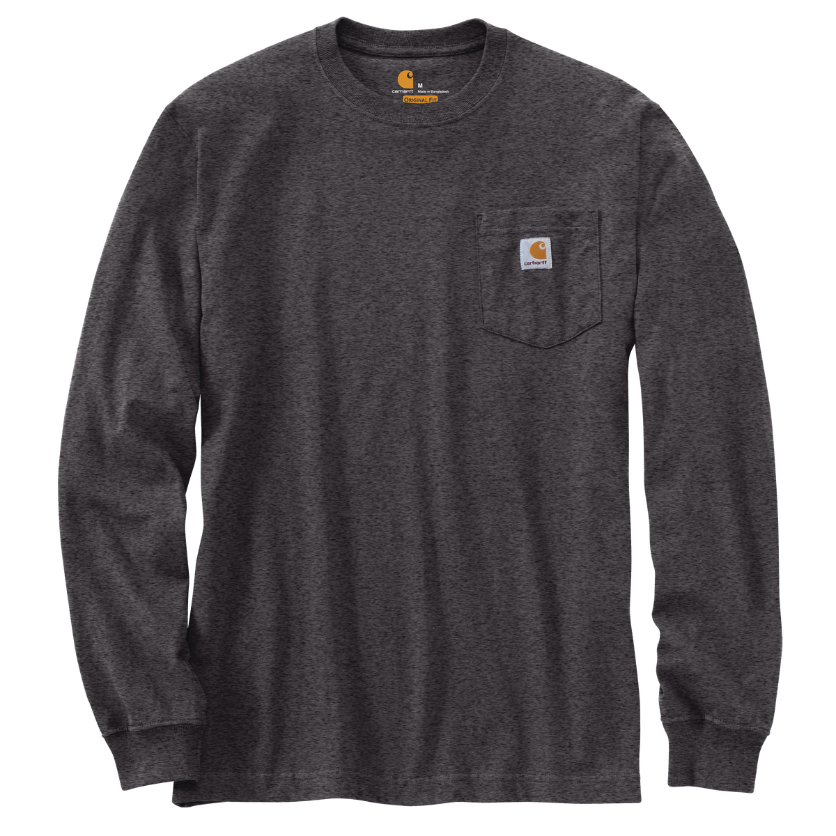Carhartt Long Sleeve Pocket Tee Carbon Heather