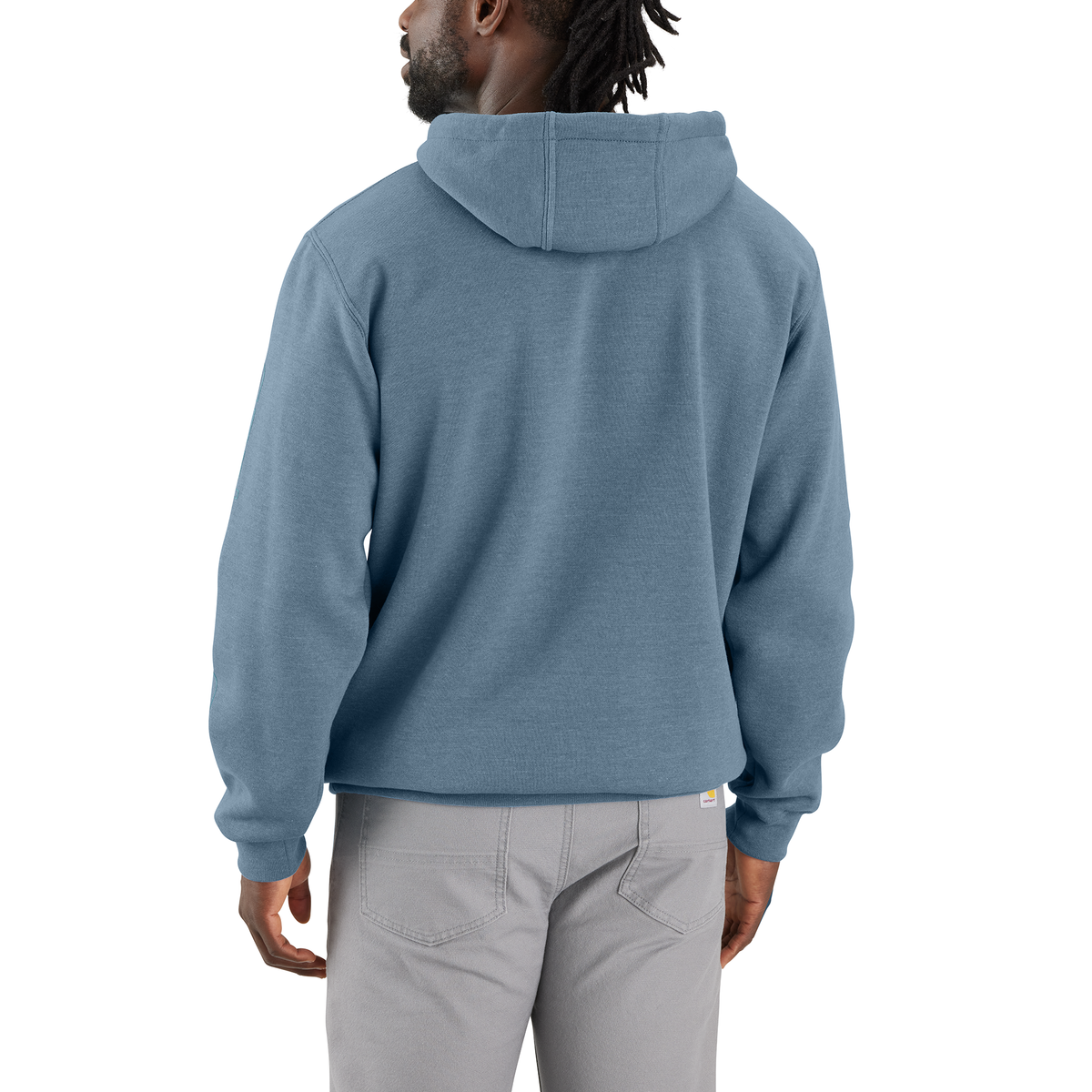 Carhartt Loose Fit Midweight Logo Sleeve Graphic Hoodie Thundercloud Heather