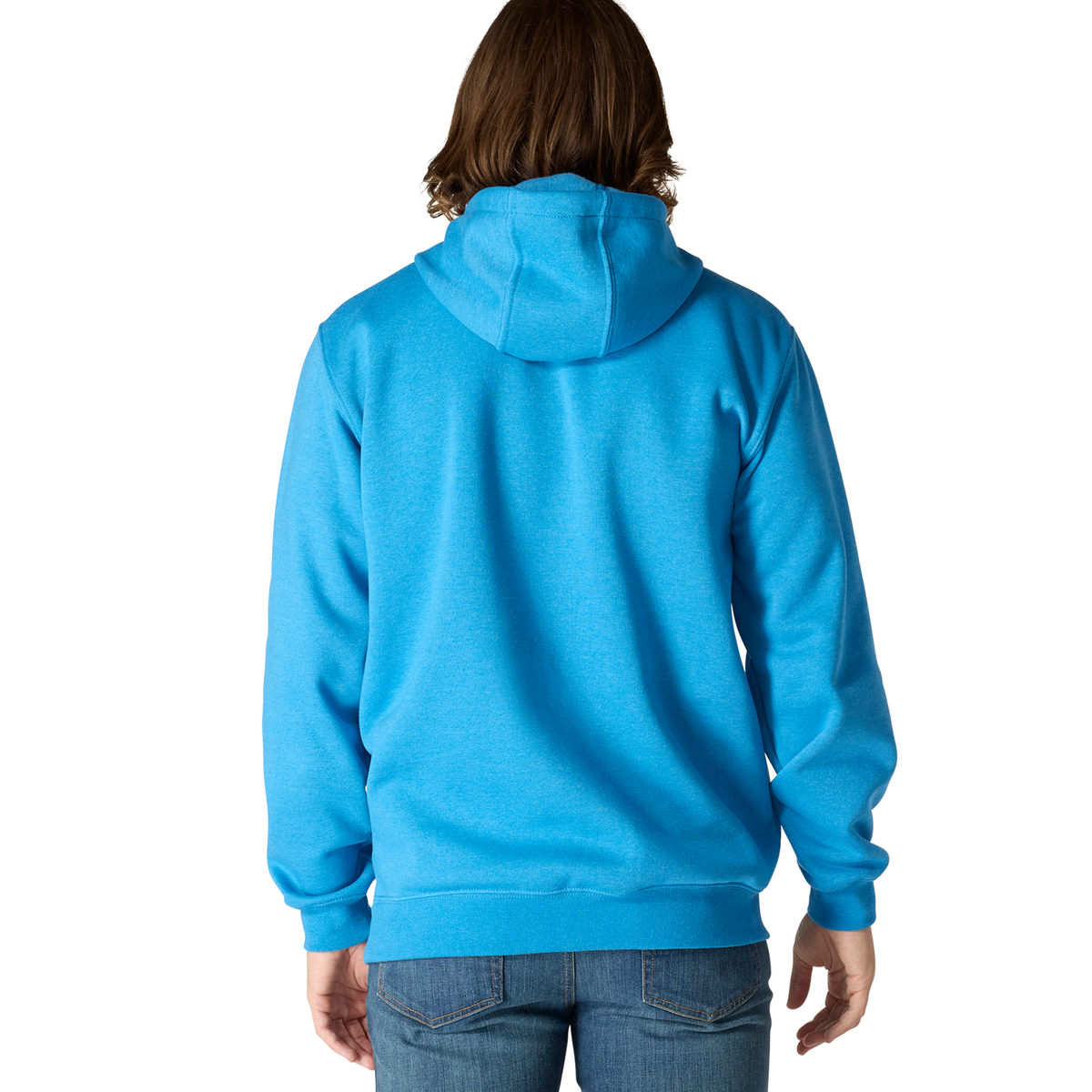 Carhartt Loose Fit Midweight Logo Sleeve Graphic Hoodie Horizon Blue Heather