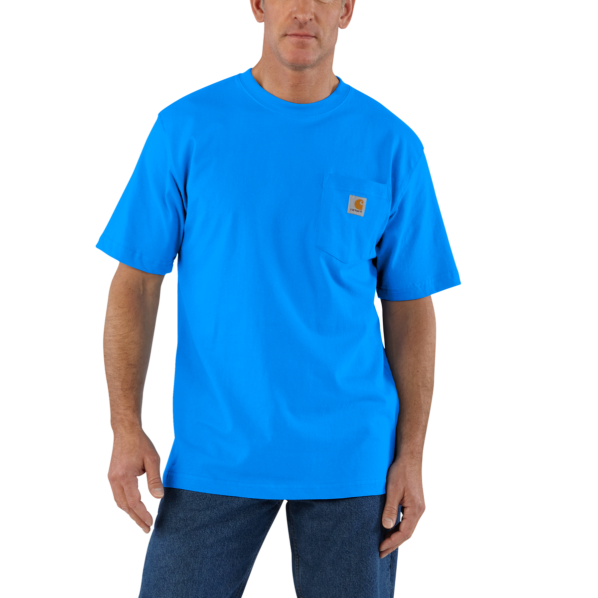 Carhartt Pocket Tee Blue Glow