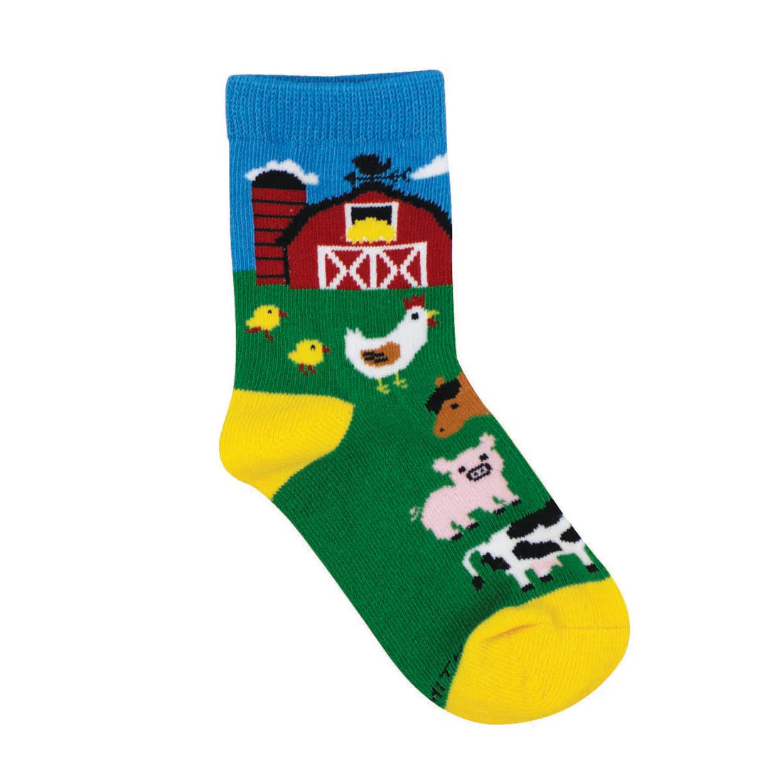 Socksmith Kids Barnyard Friends Green