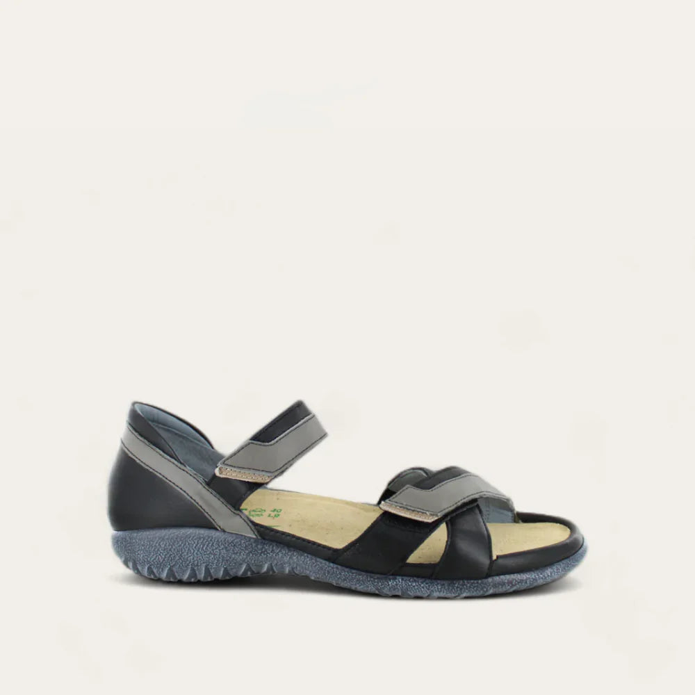 Naot Karawa Black Fog Gray Khaki