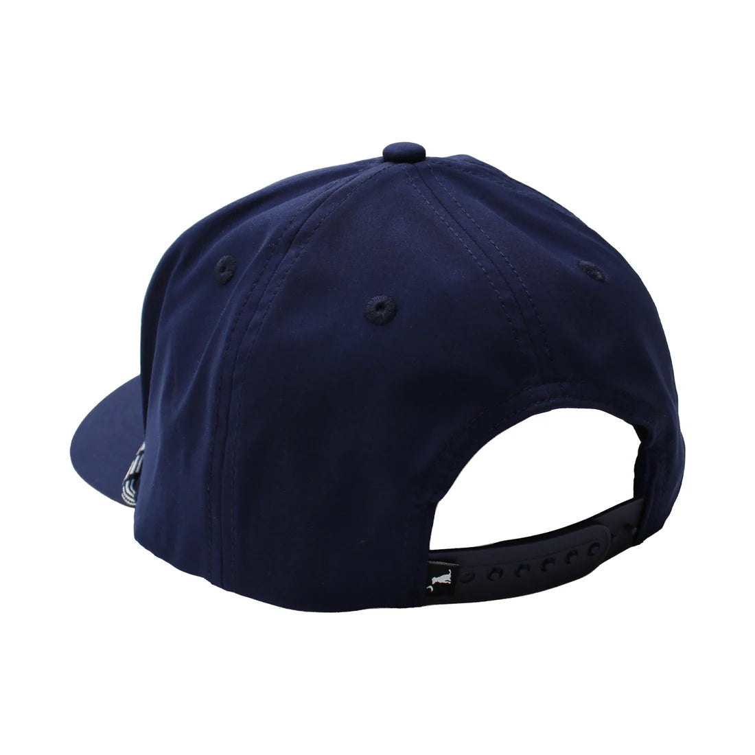 Local Boy Sea Trout High Crown Rope Hat Dark Navy